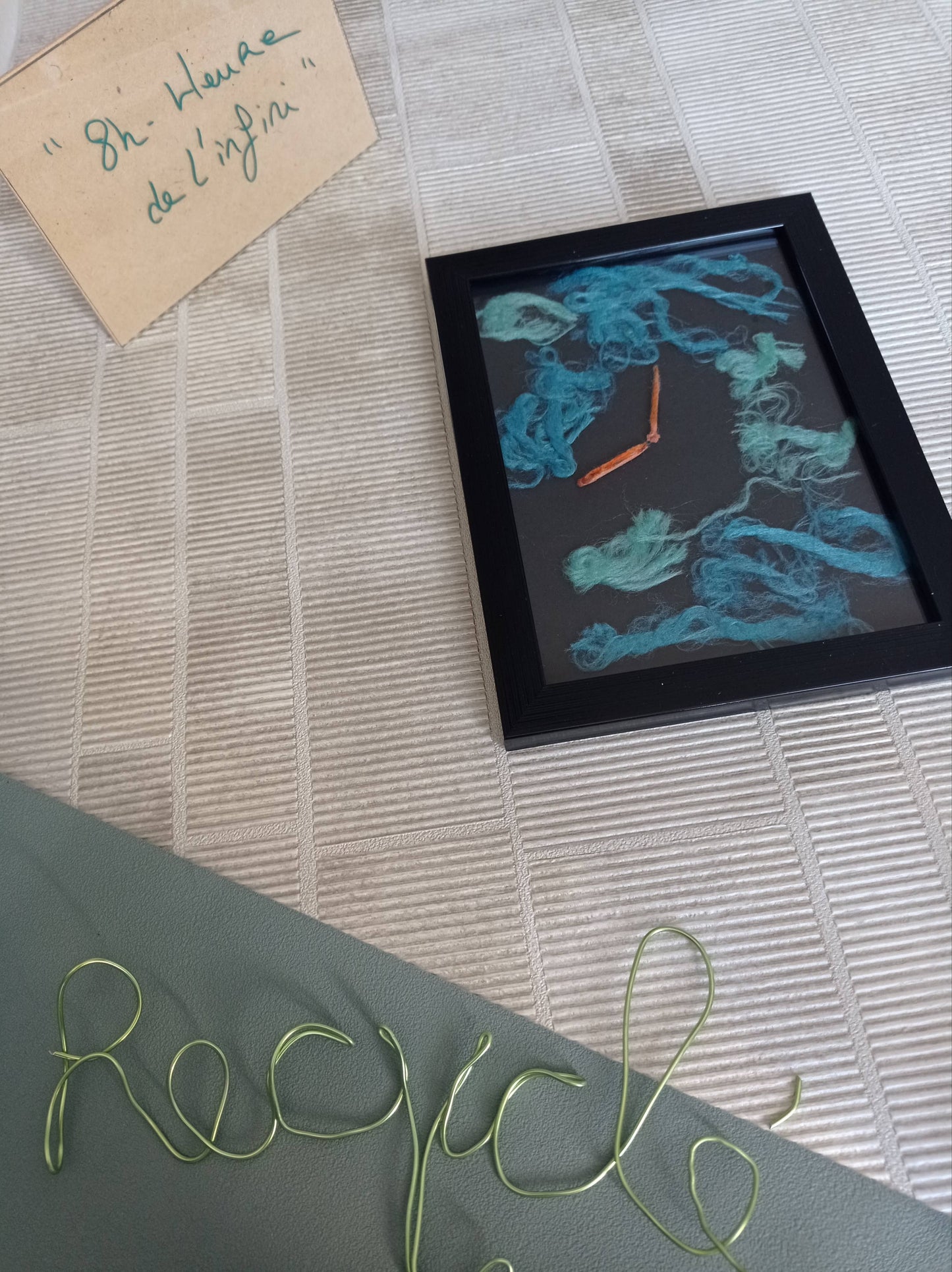 "8h - Heure de l'infini" Zen attitude! - Upcycling