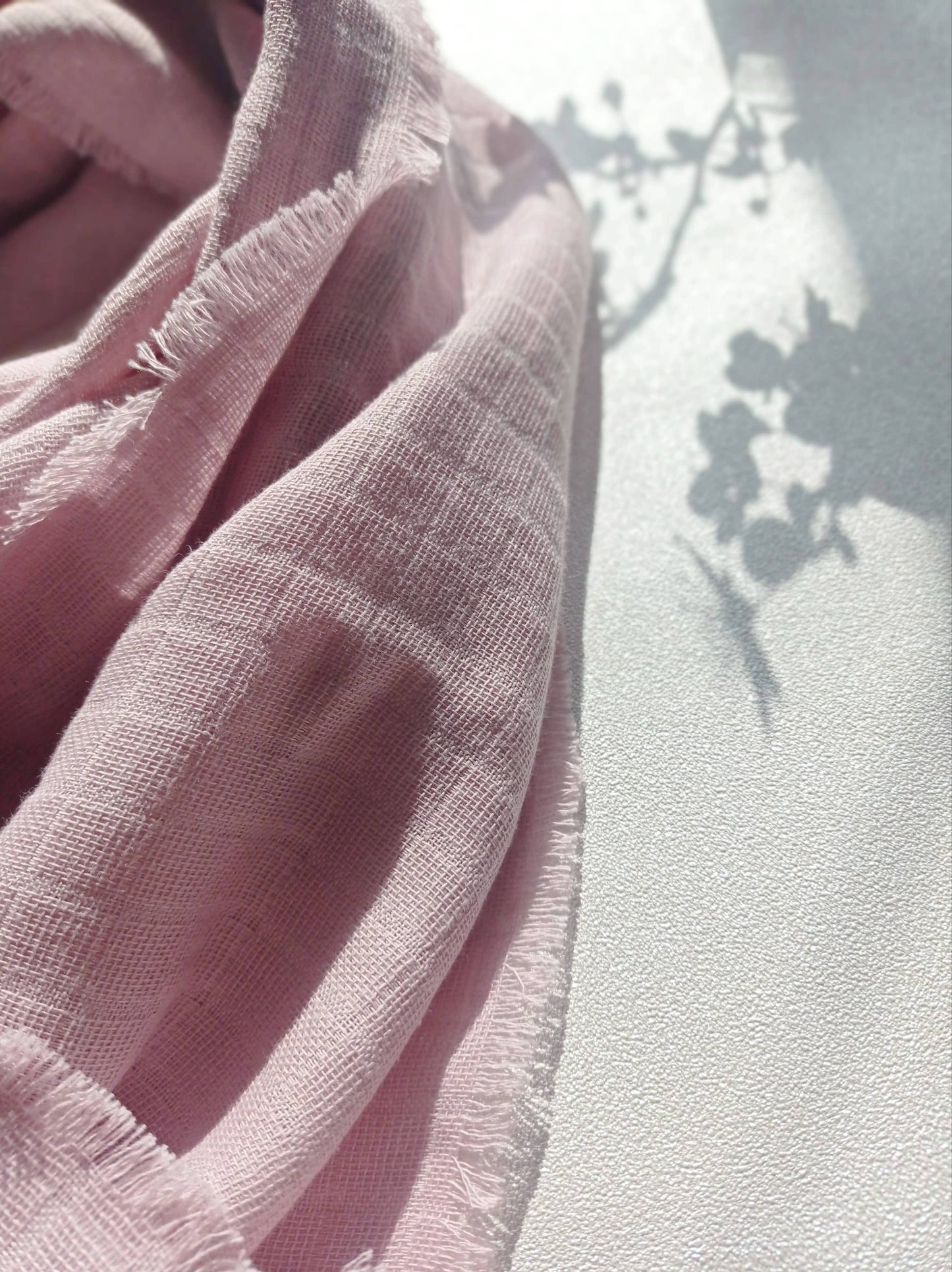 Étole Lilas Violet en Coton BIO | Made in France