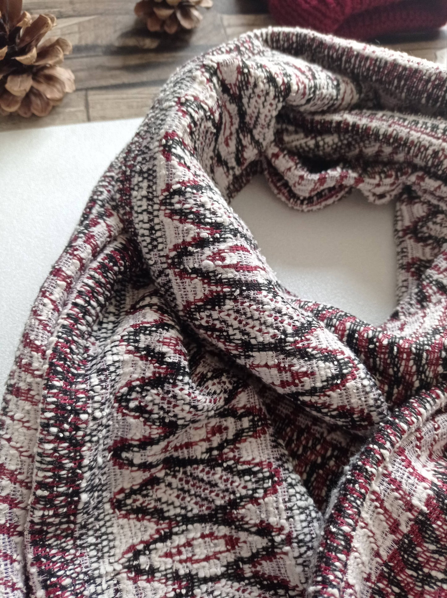 Écharpe chaude en coton mélangé | Made in France