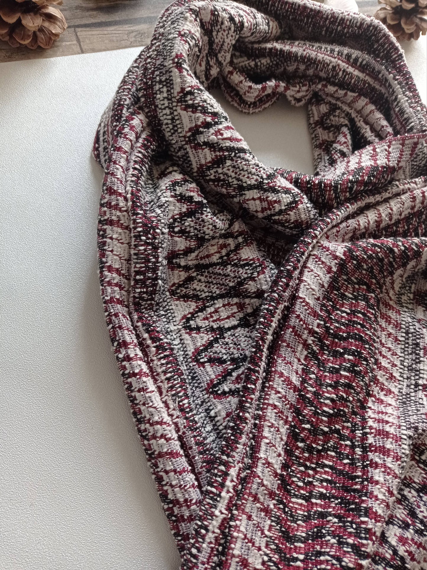 Écharpe chaude en coton mélangé | Made in France