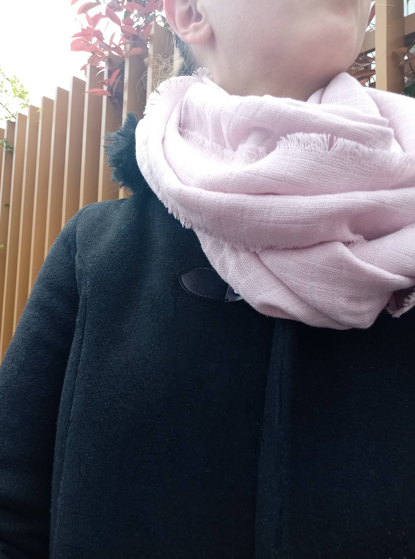 Étole Lilas Violet en Coton BIO | Made in France