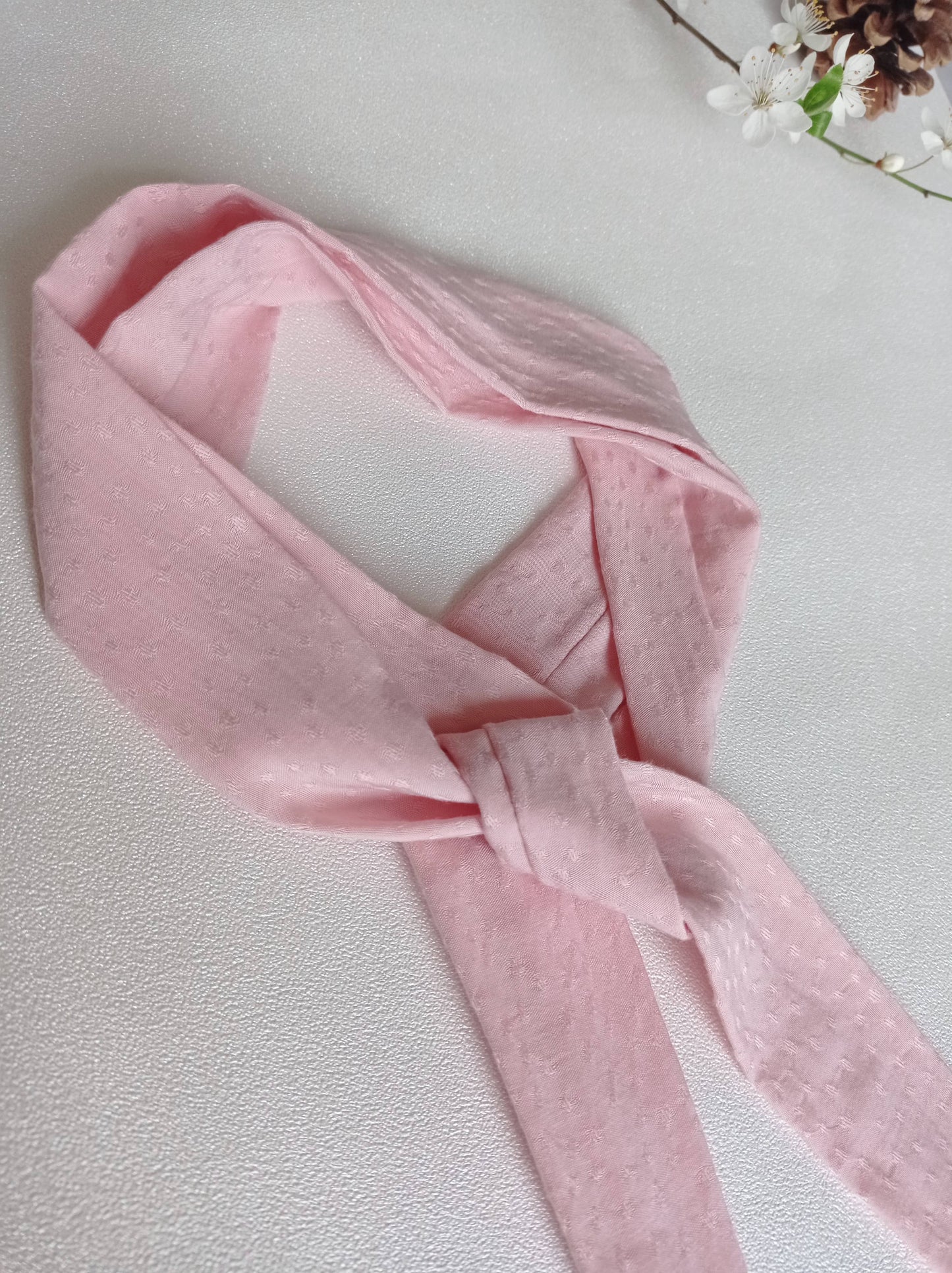 zoom mini foulard rose