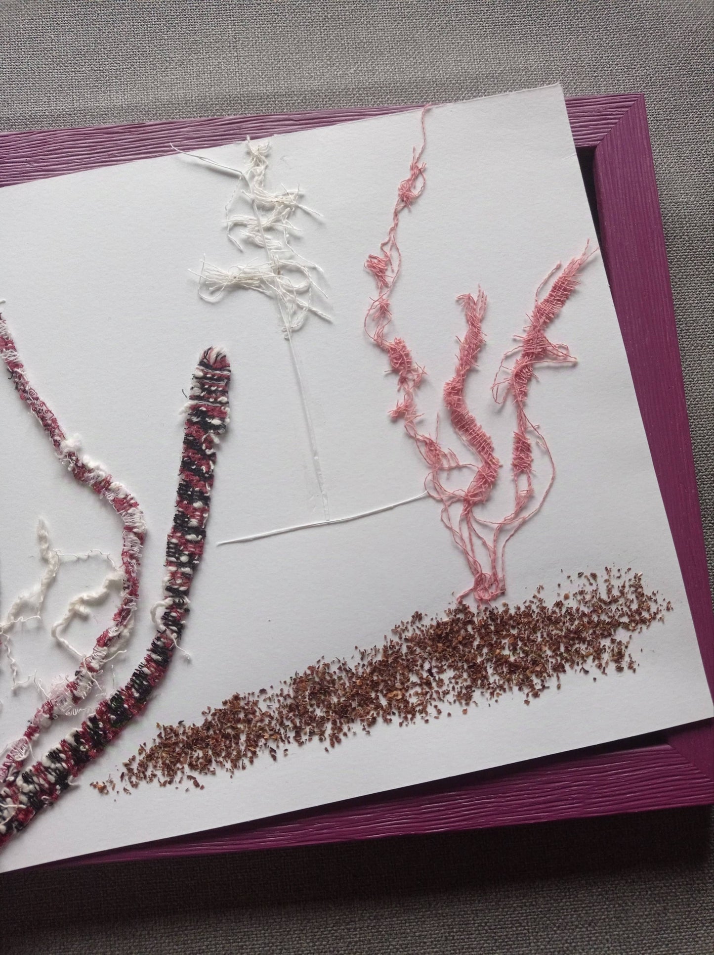 Cadre n° 11 "Diversité" - Upcycling Création unique
