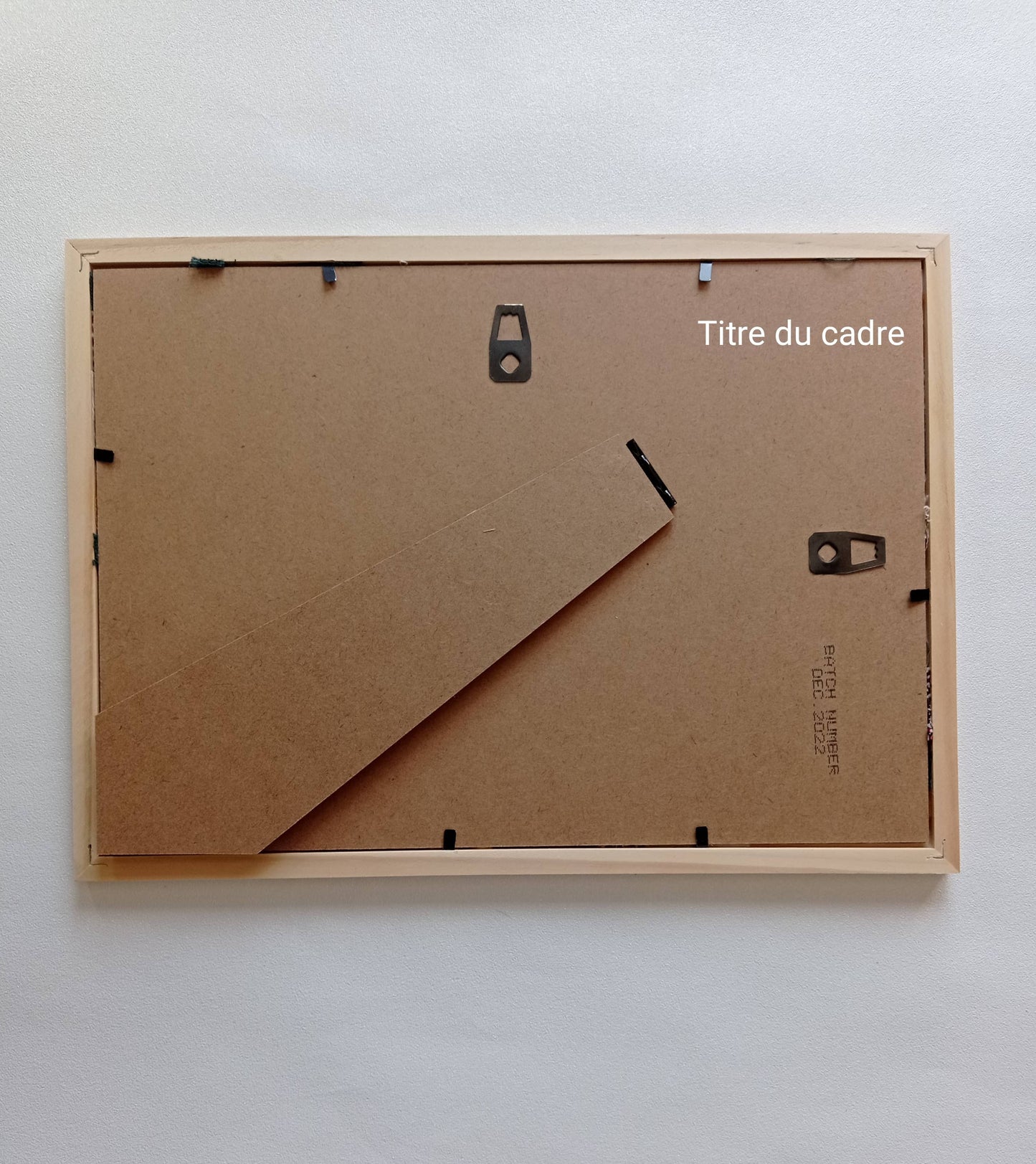 Cadre Unique Fleur "Libre" - Upcycling