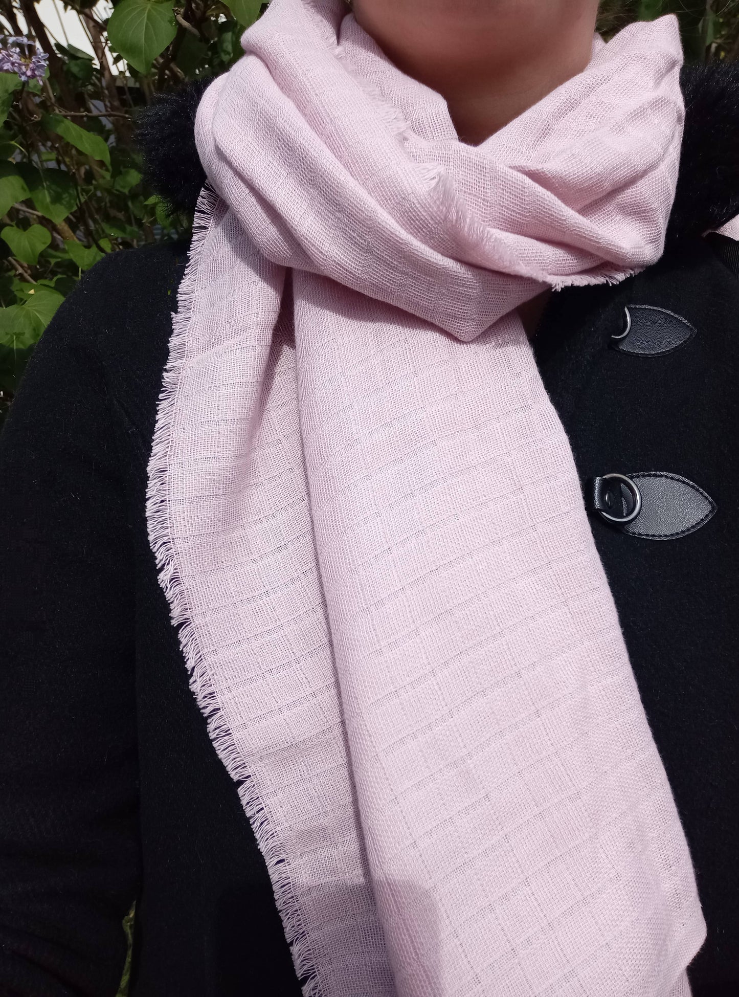 Foulard en Coton BIO, Lilas Violet | Made in France