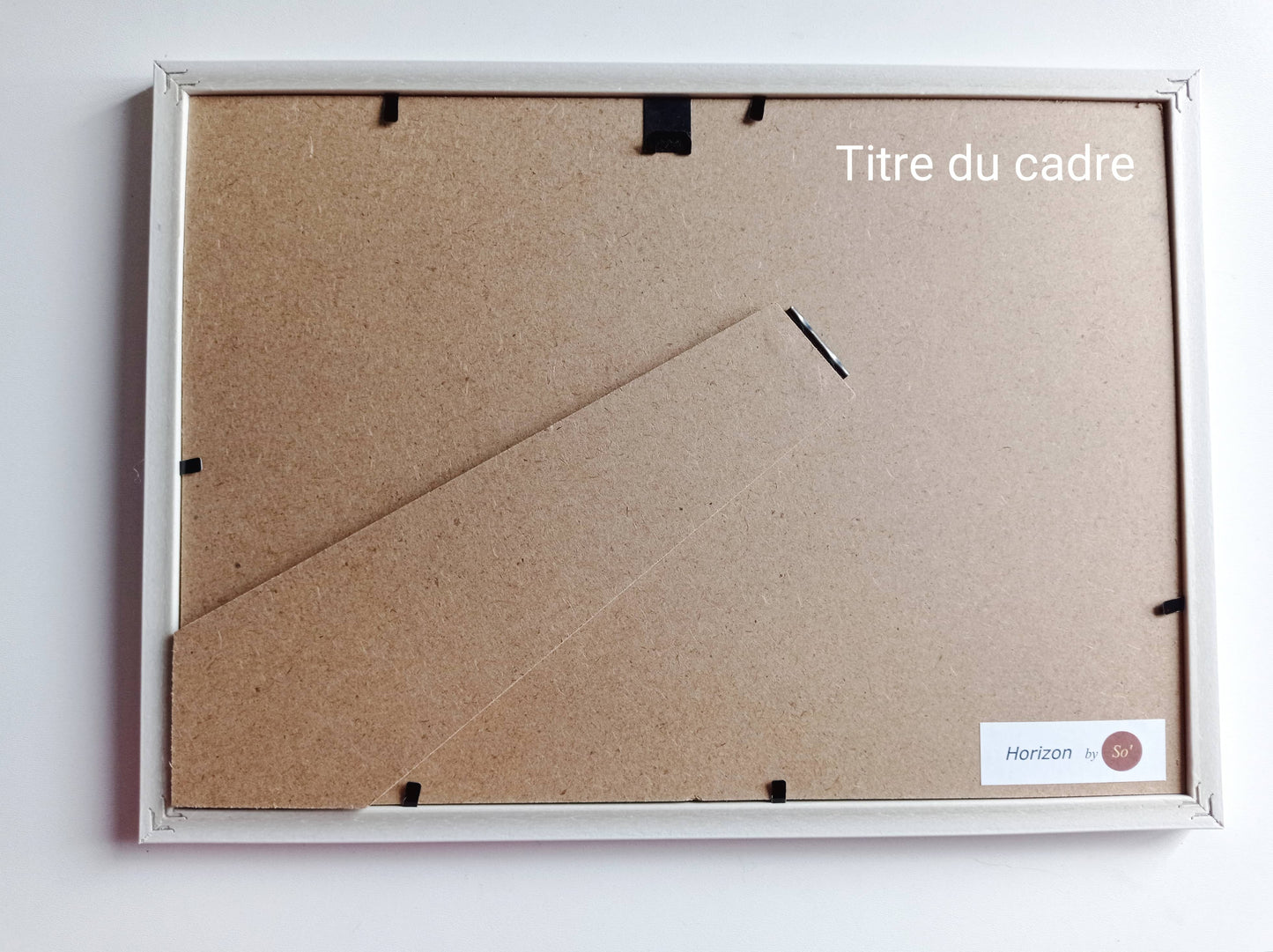Cadre Unique "Bubble Trèfles" symbole caché - Upcycling