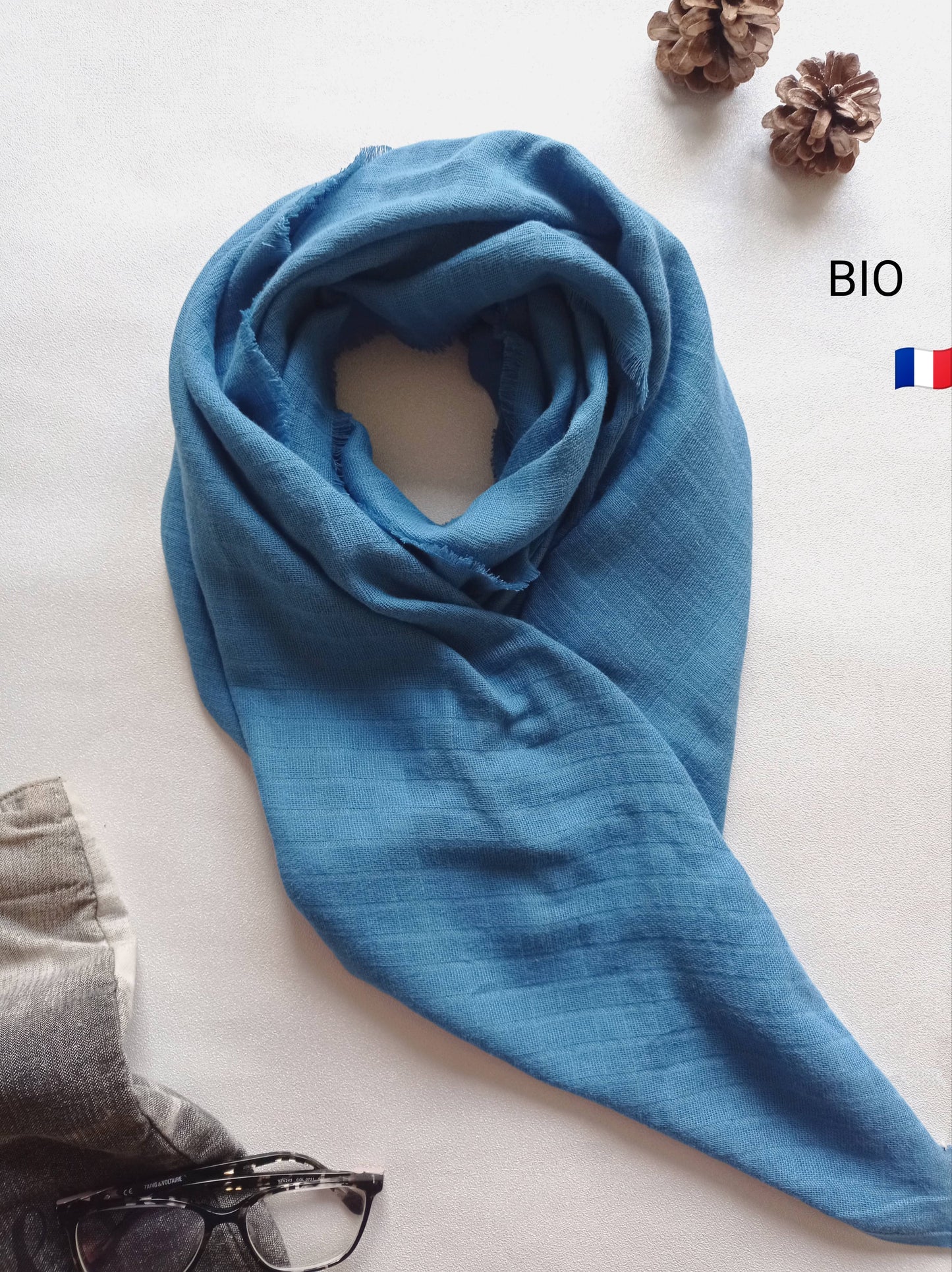 écharpe bleu indication BIO et France