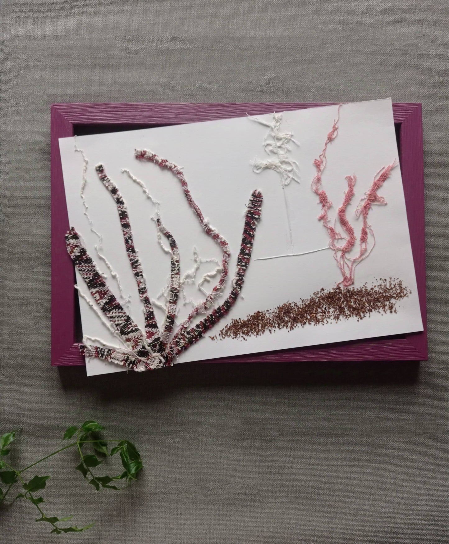 Cadre n° 11 "Diversité" - Upcycling Création unique