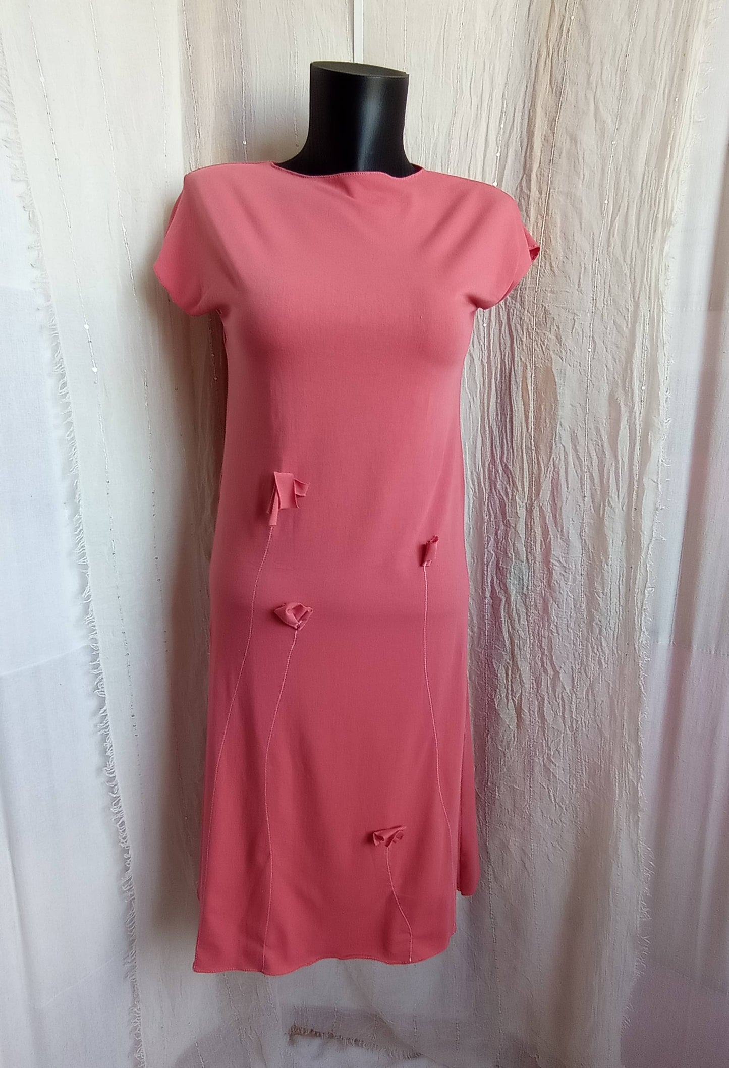 Robe Terracotta poudré en Coton Bio | Made in France