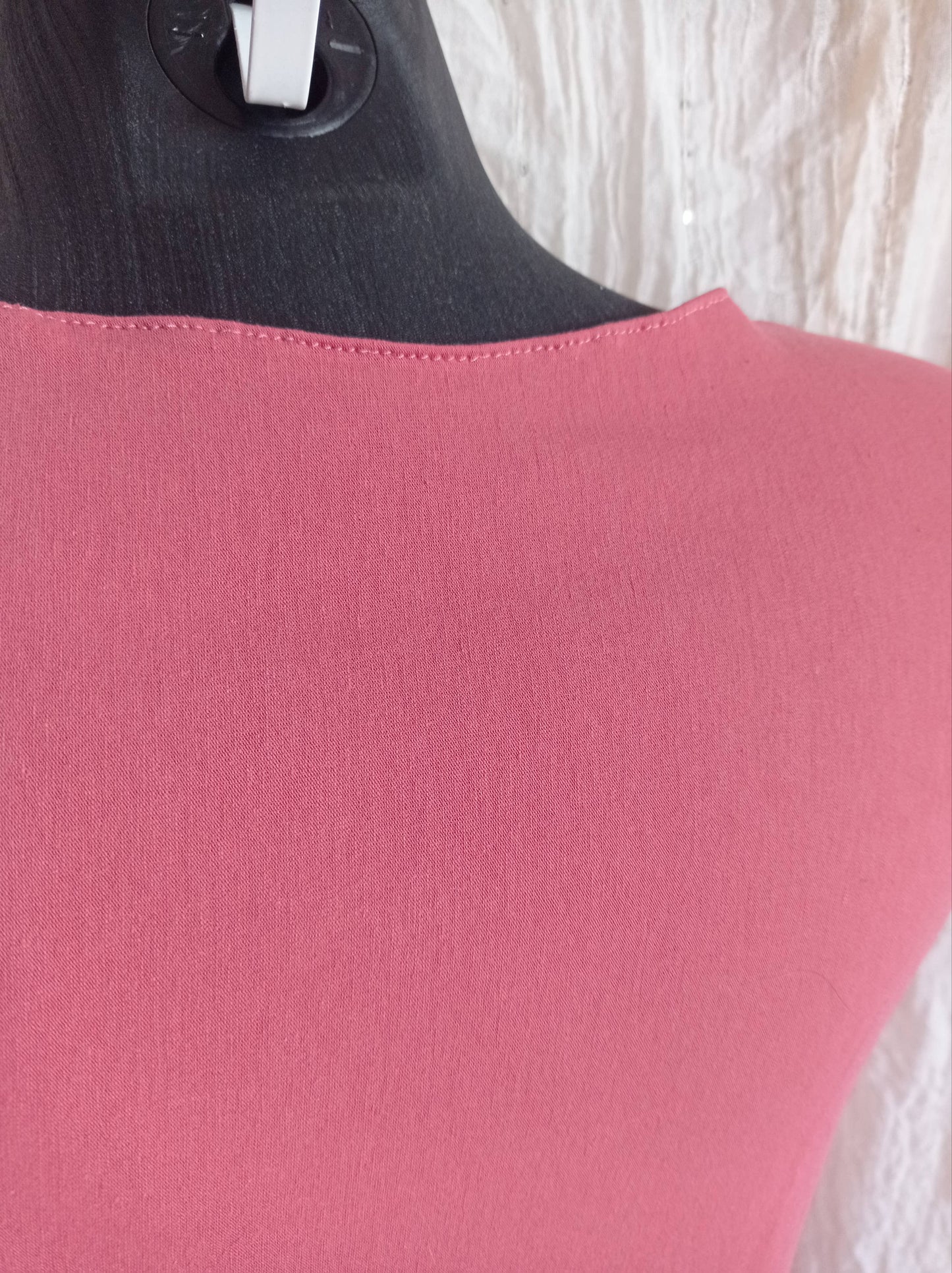 Robe Terracotta poudré en Coton Bio | Made in France