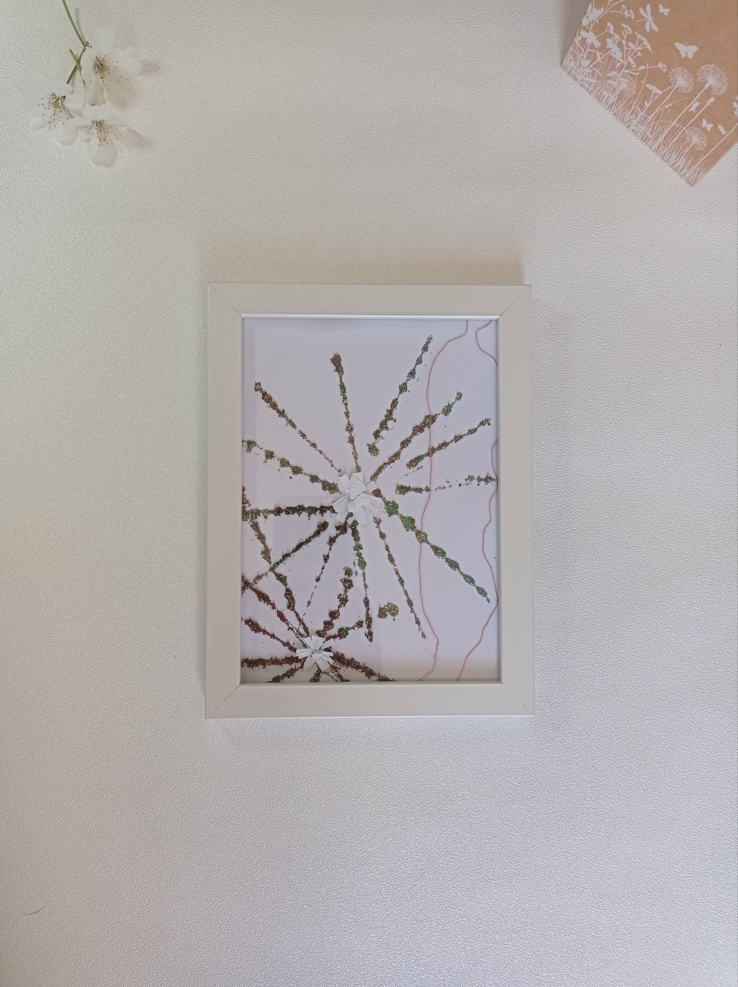 "14 juillet en fleurs" - Création unique Upcycling