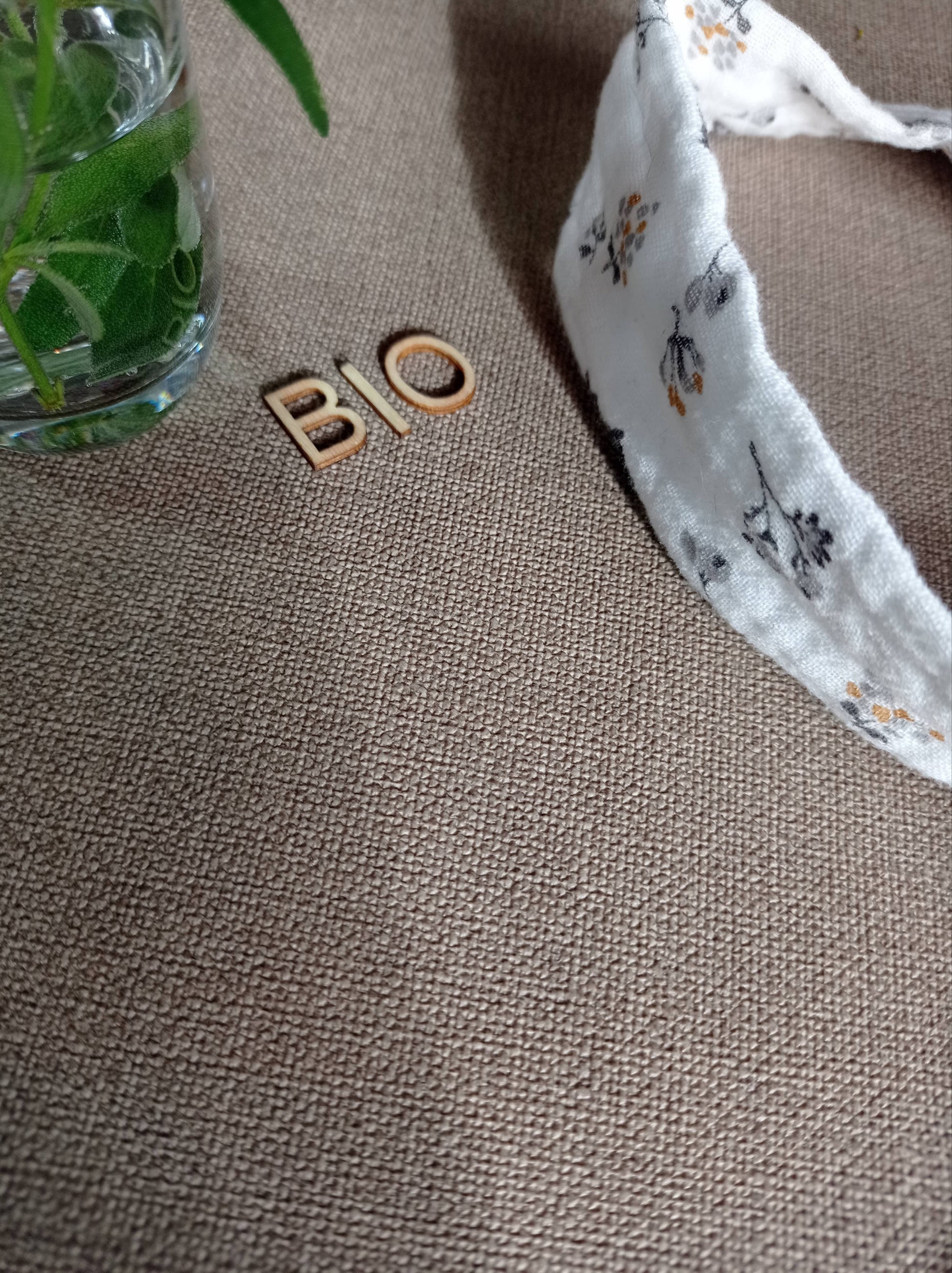 bandeau cheveux en coton biologique