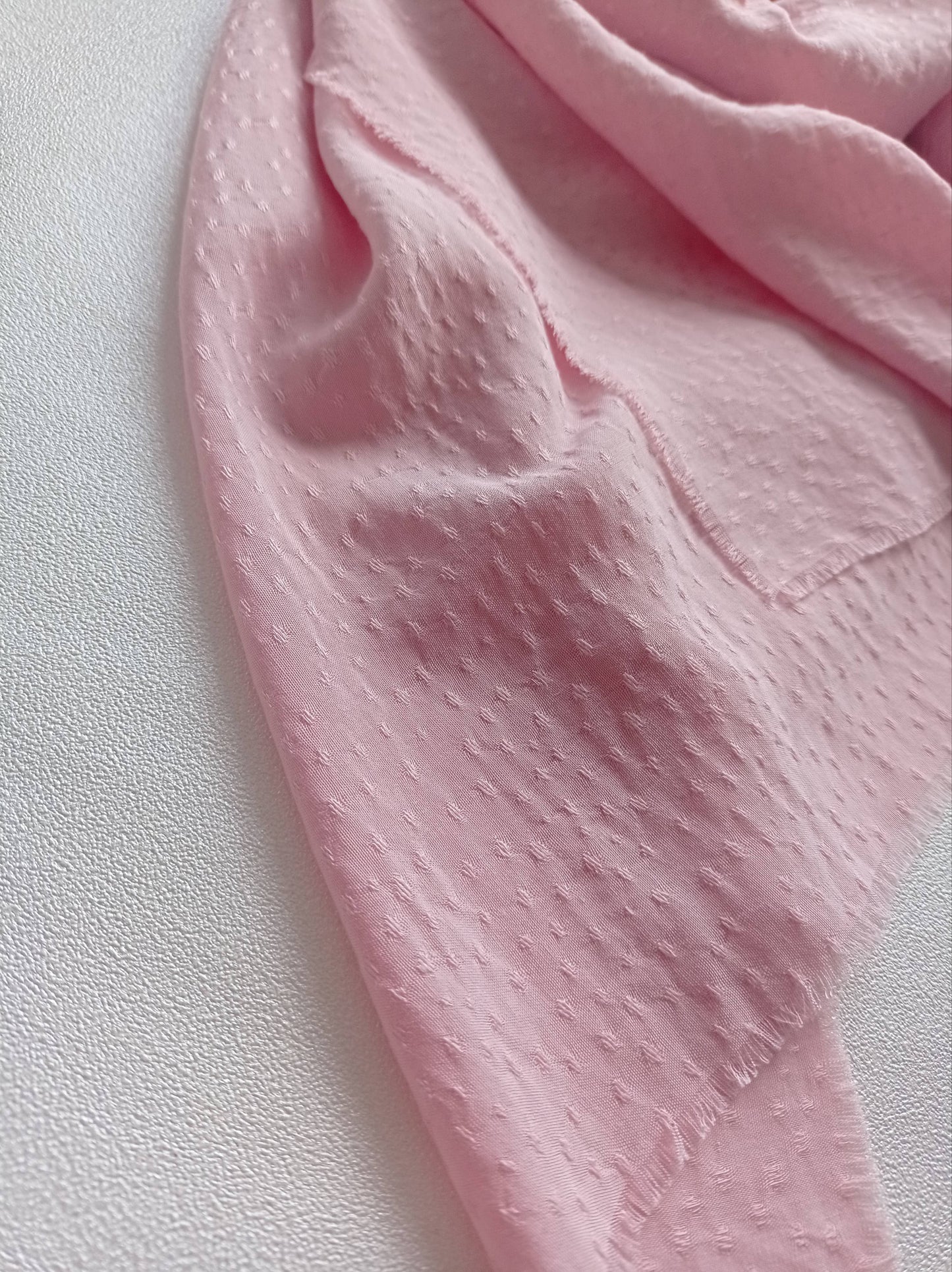 En Popeline écologique - Foulard "Rose Sauvage", Existe en Étole Paréo ou Carré | Made in France