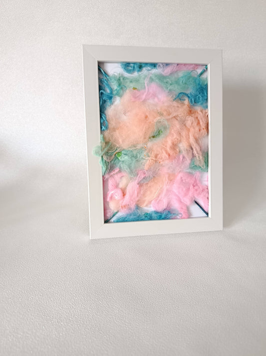 Petit cadre "Nuages de couleurs"
