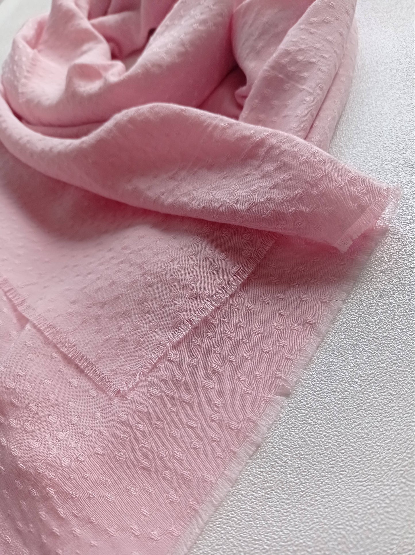 En Popeline écologique - Foulard "Rose Sauvage", Existe en Étole Paréo ou Carré | Made in France