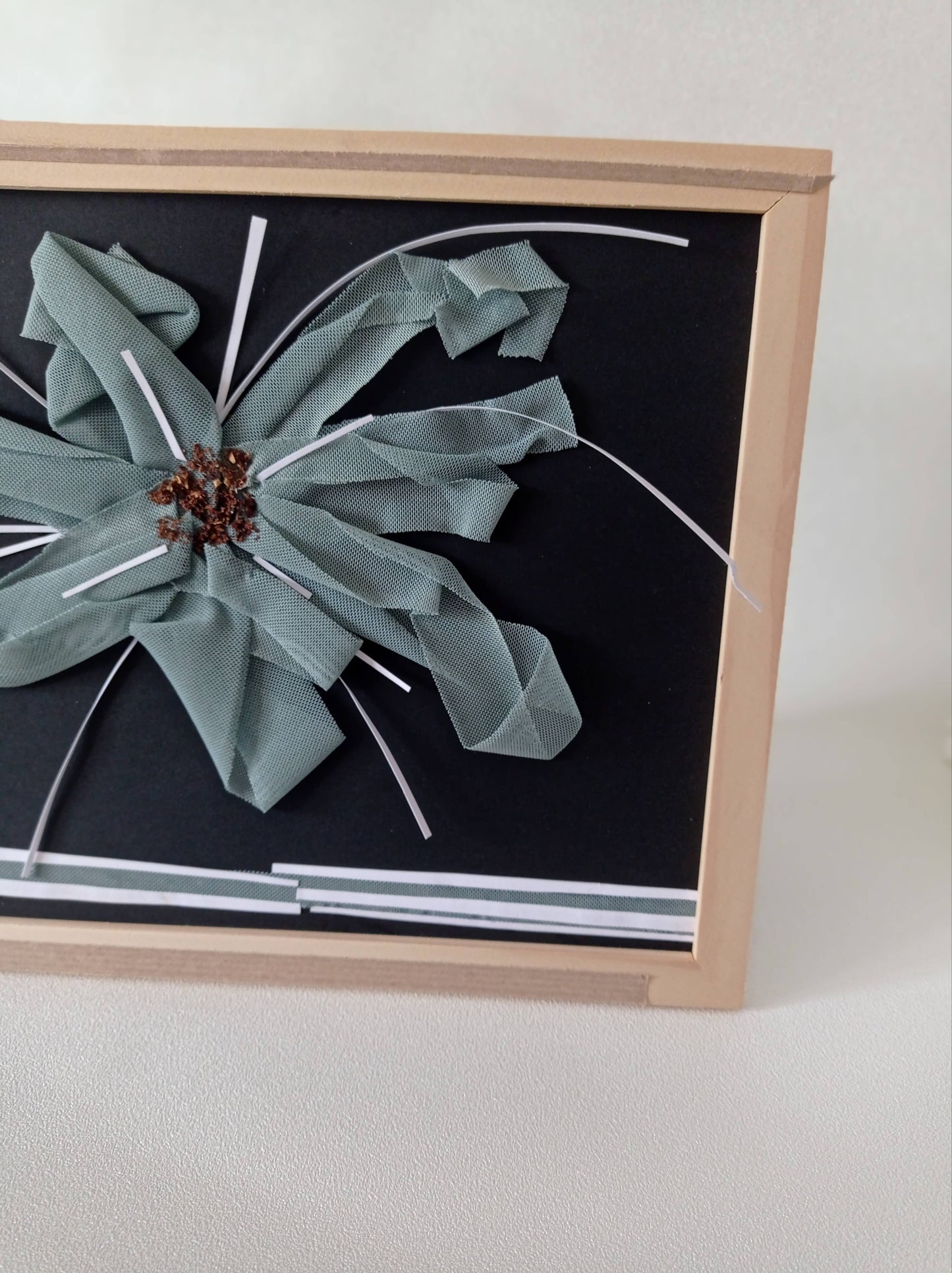 Cadre Unique Fleur "Libre" - Upcycling