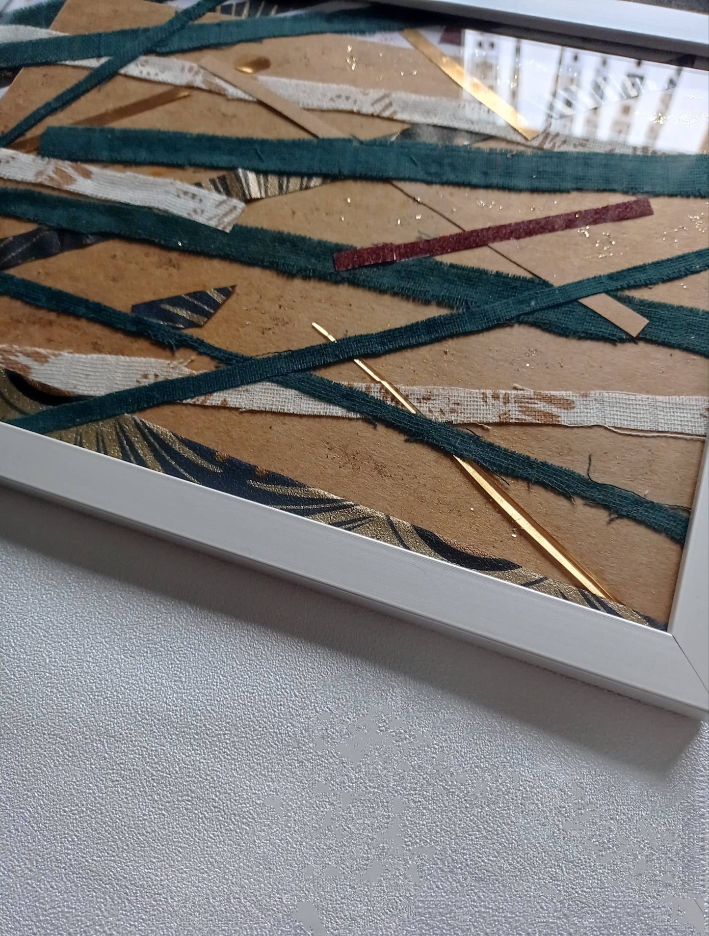 Unikat-Rahmen "Kreuzungen" (Lebenswege) - Upcycling