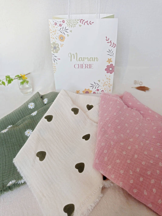 Spécial Fête des mères - Foulards en coton Biologique | Made in France