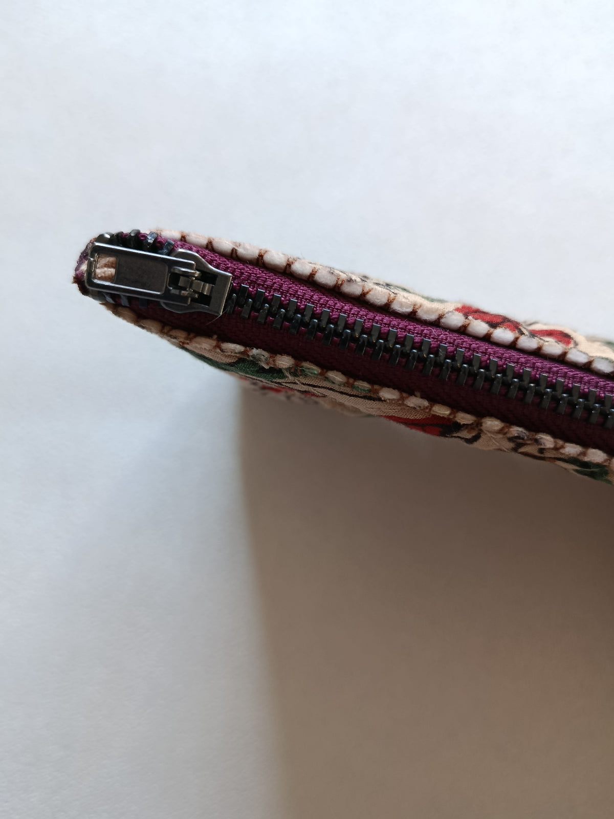 Petite pochette en coton imprimés indien (porte-monnaie, porte-carte, trousse maquillage) | Made in France