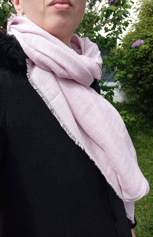 Foulard en Coton BIO, Lilas | Made in France
